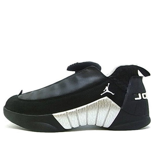 Air Jordan 15 OG Low 'Black Silver'  136035-011 Signature Shoe